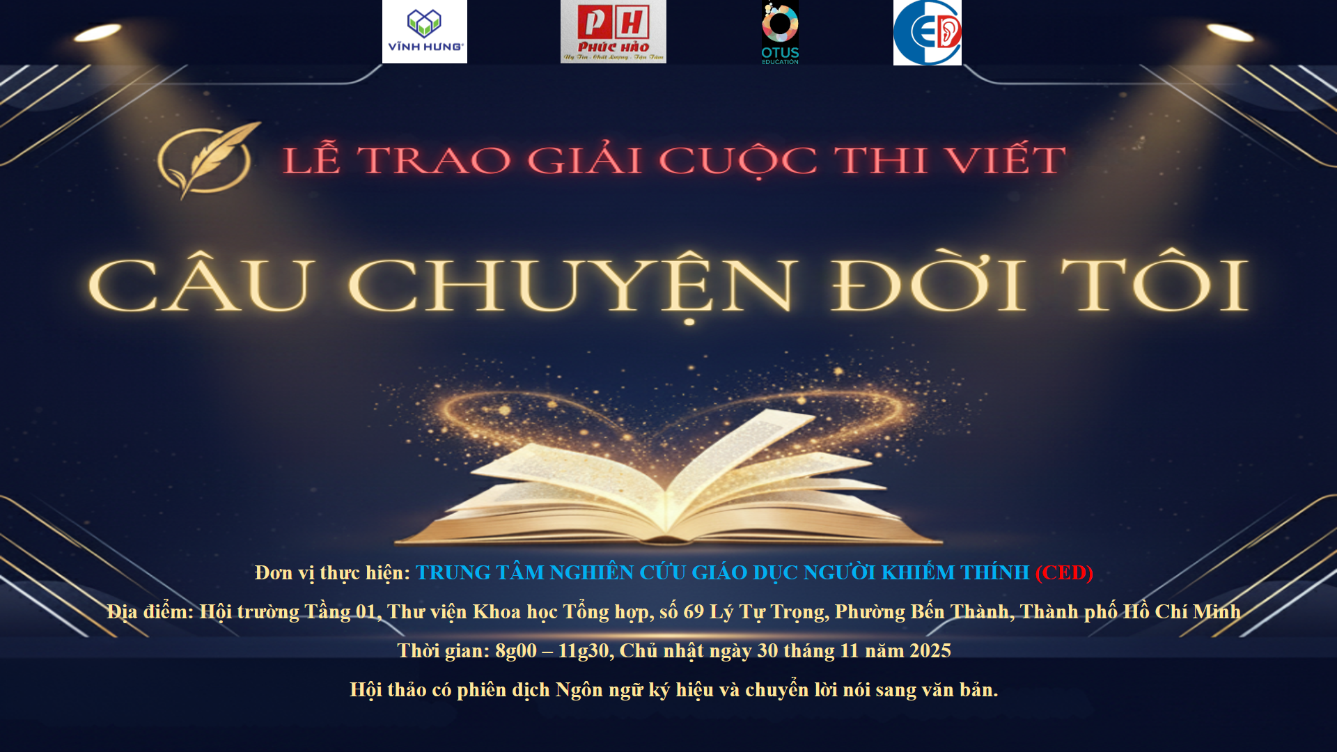 LỄ TRAO GIẢI CUỘC THI VIẾT “CÂU CHUYỆN ĐỜI TÔI”