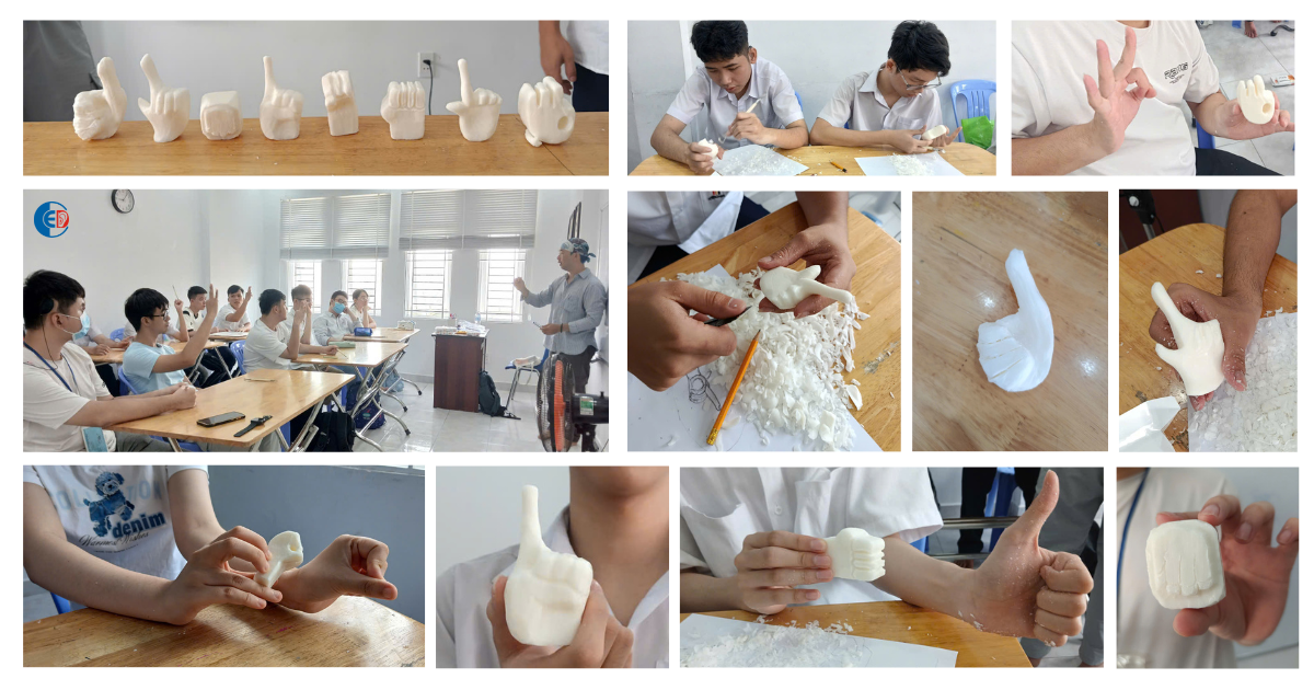 ART CLASS: “SOAP SCULPTING – HAND SIGNS”