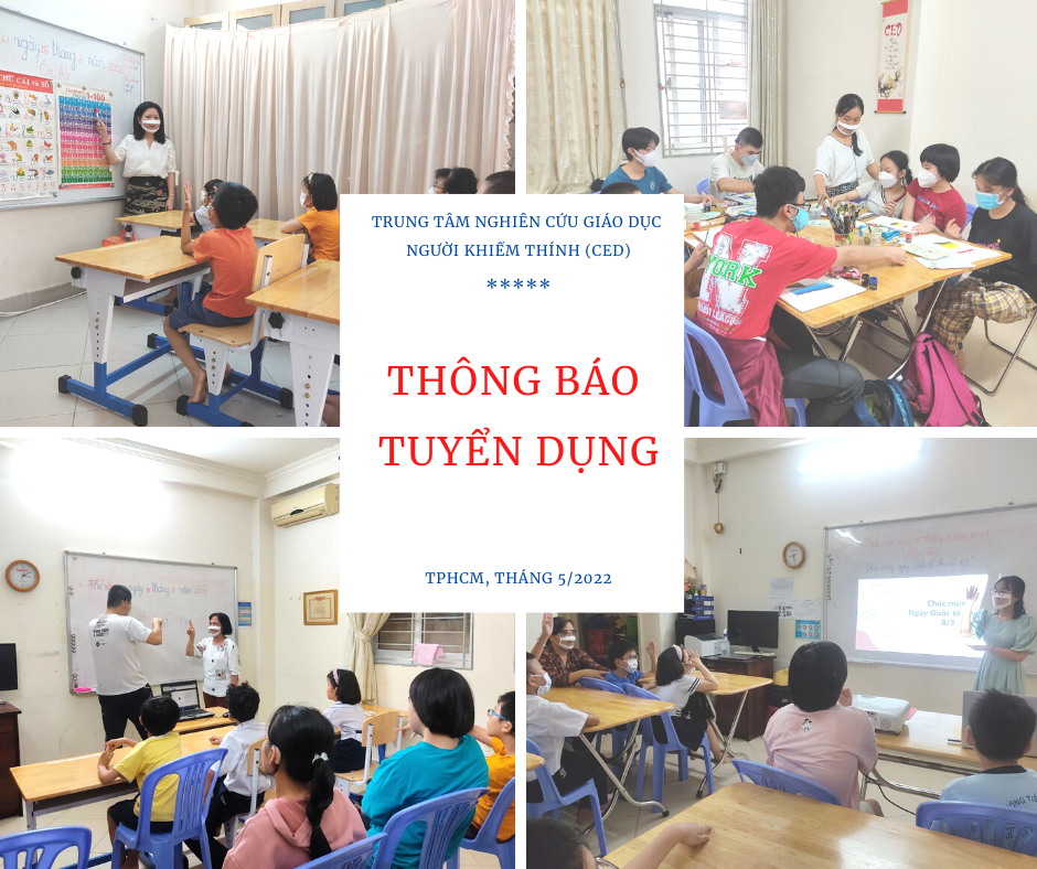 THÔNG BÁO TUYỂN DỤNG