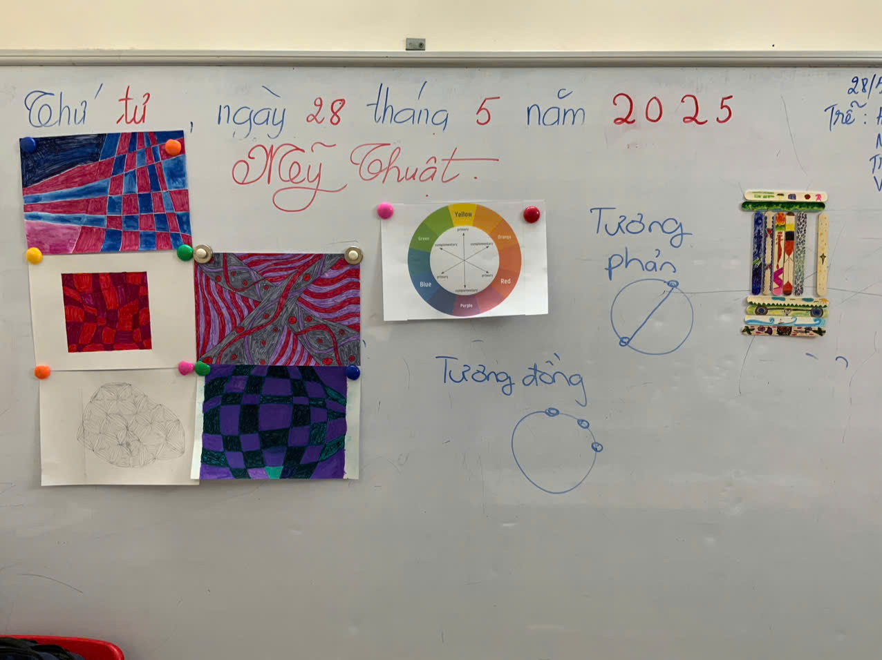 ART CLASS: APPLYING COLOR THEORY IN “FREE DRAWING”