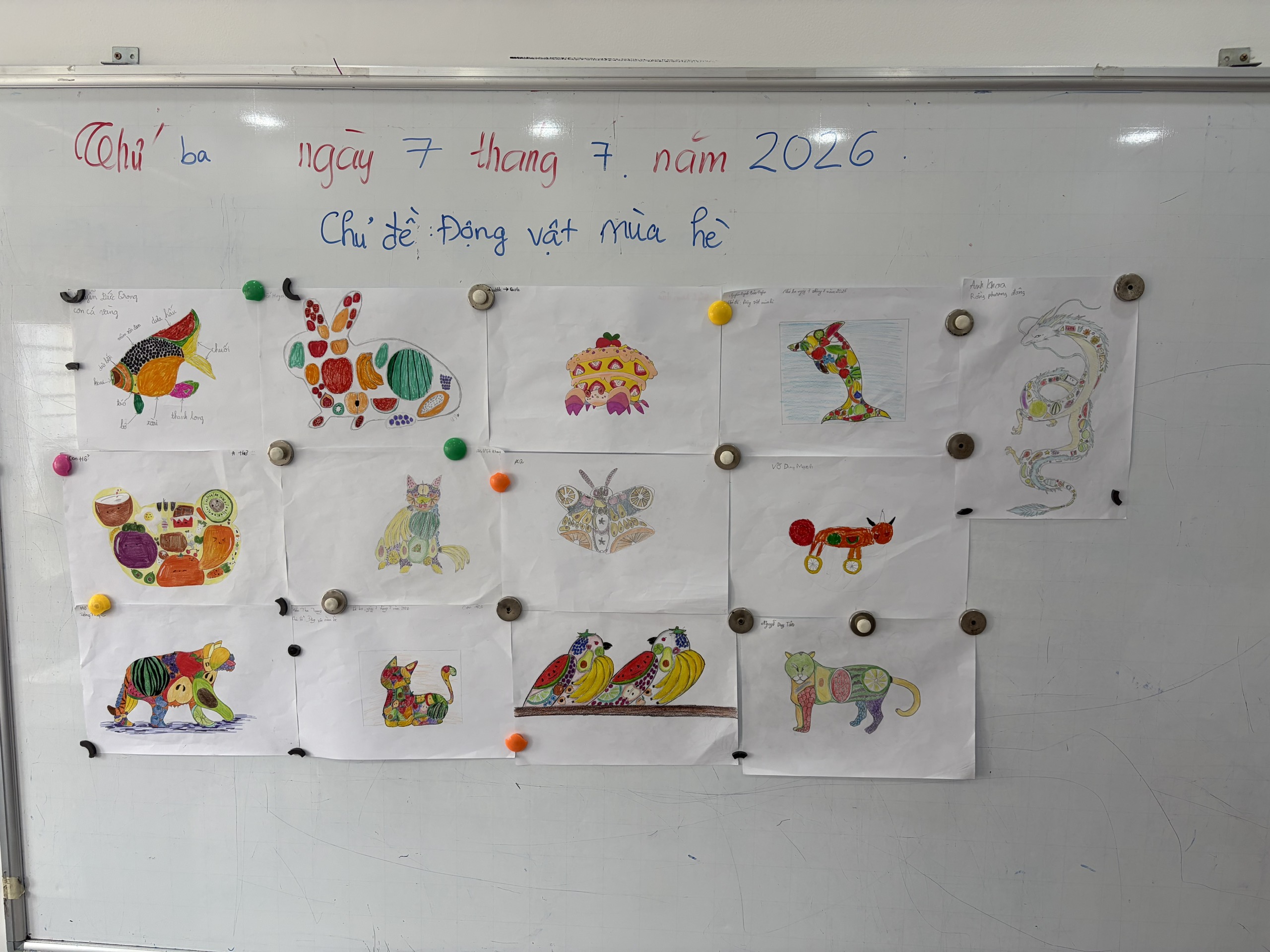 ART CLASS: SUMMER ANIMALS - SESSION 2