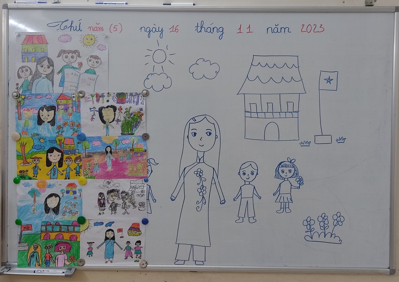 HỌC VẼ: CÔ GIÁO LỚP EM