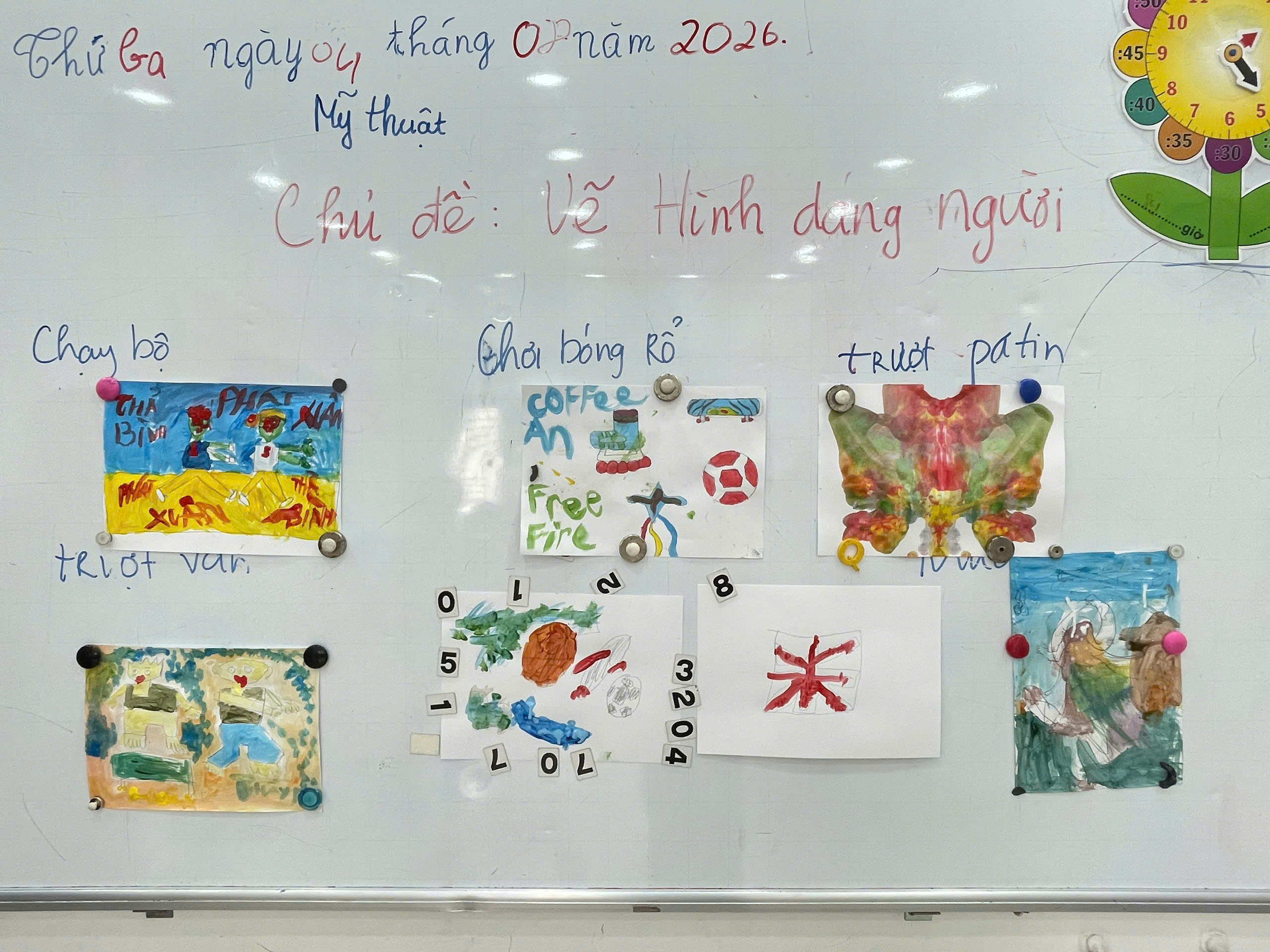MỸ THUẬT: VẼ HÌNH DÁNG NGƯỜI