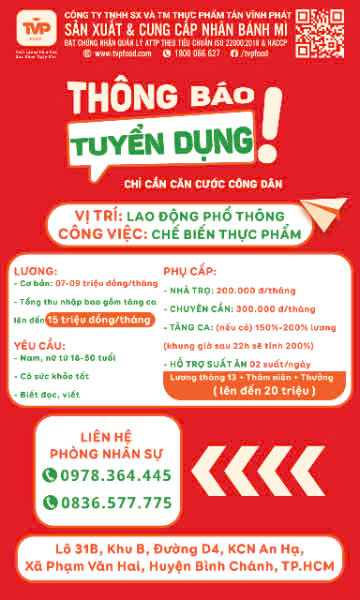 VIỆC LÀM TÌM NGƯỜI KHIẾM THÍNH