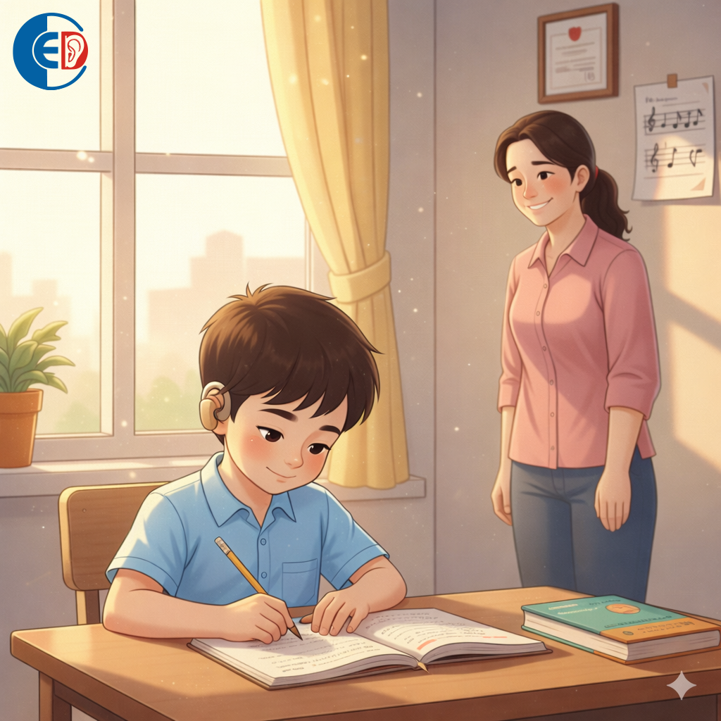 [CÂU CHUYỆN ĐỜI TÔI] CÂU CHUYỆN VỀ CẬU BÉ KHUYẾT TẬT BẨM SINH – VÀ HÀNH TRÌNH CHẠM ĐẾN ÂM THANH CUỘC SỐNG