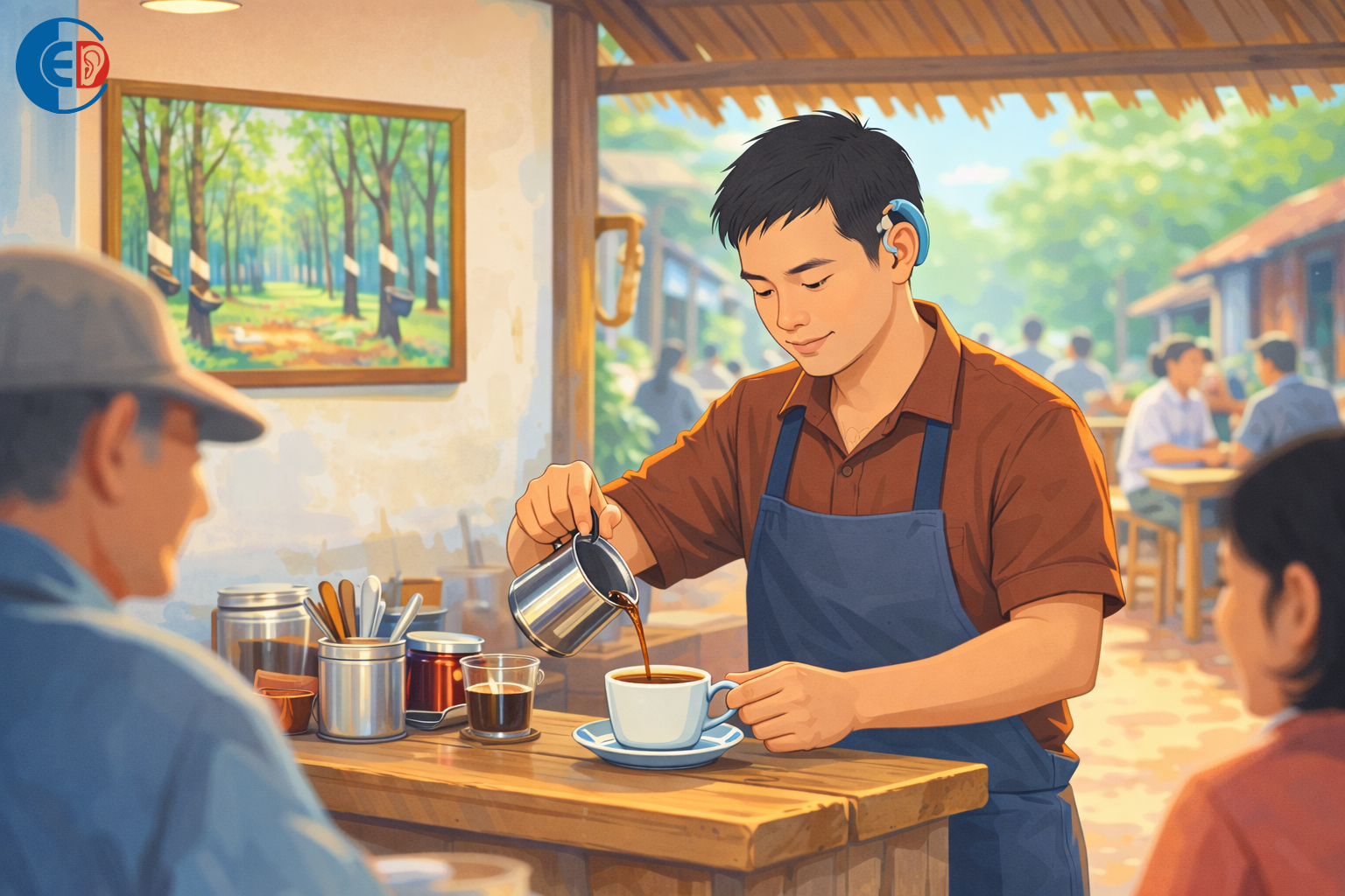 [CÂU CHUYỆN ĐỜI TÔI] ÔNG CHỦ THINH LẶNG VỚI QUÁN CÀ PHÊ MUỐI VÙNG VEN