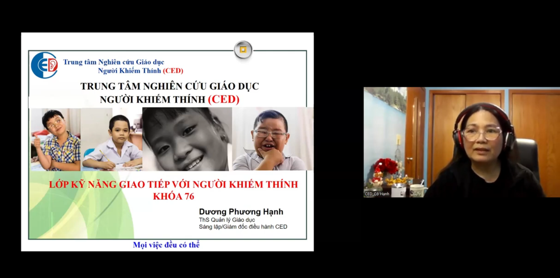 TRAINING PROGRAM: OPENING SESSION OF THE COURSE 76 ON SKILLS IN COMMUNICATION WITH PEOPLE WITH HEARING LOSS