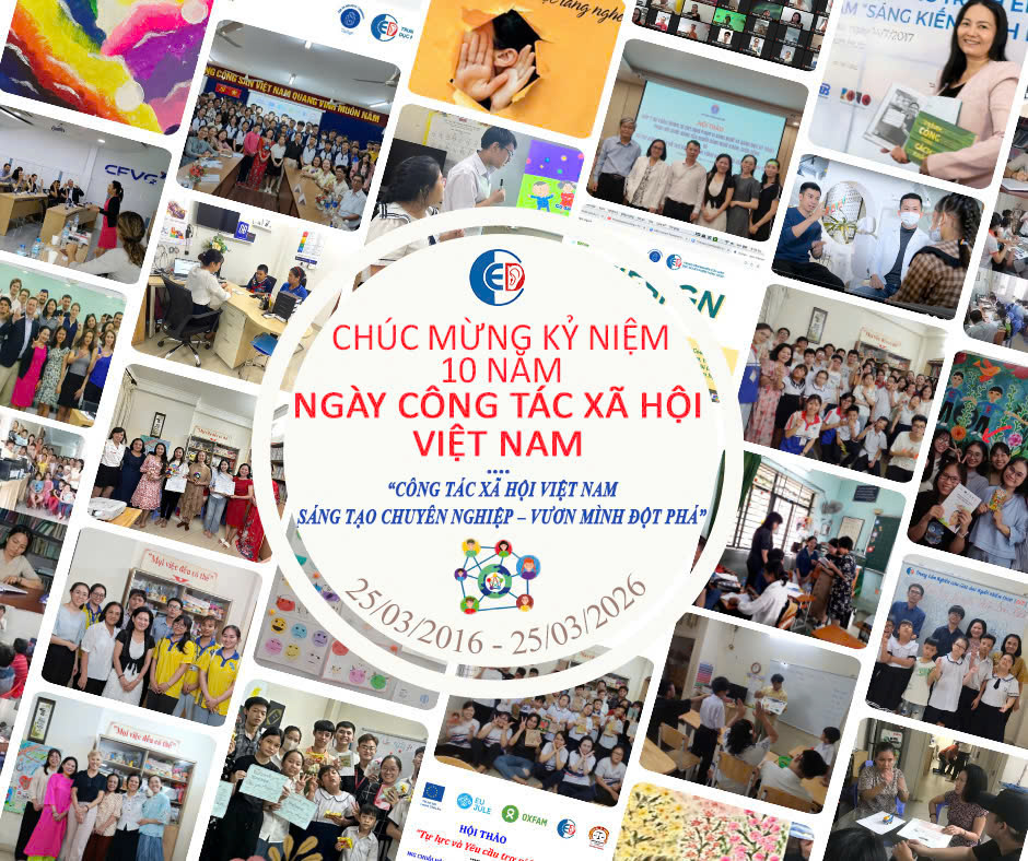 CHÚC MỪNG KỶ NIỆM 10 NĂM NGÀY CÔNG TÁC XÃ HỘI VIỆT NAM