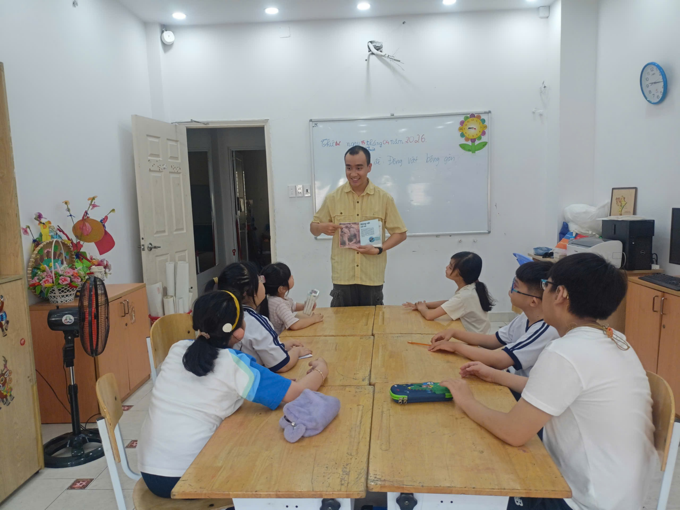 ART CLASS: “COTTON ANIMALS”