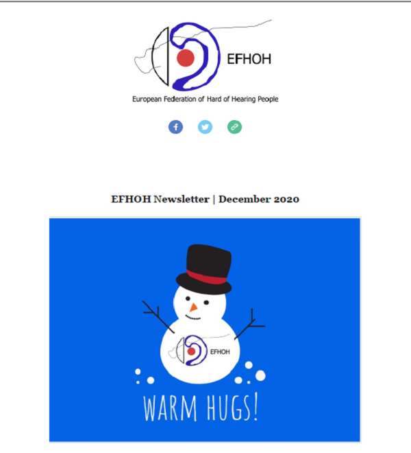 EFHOH Newsletter | December 2020