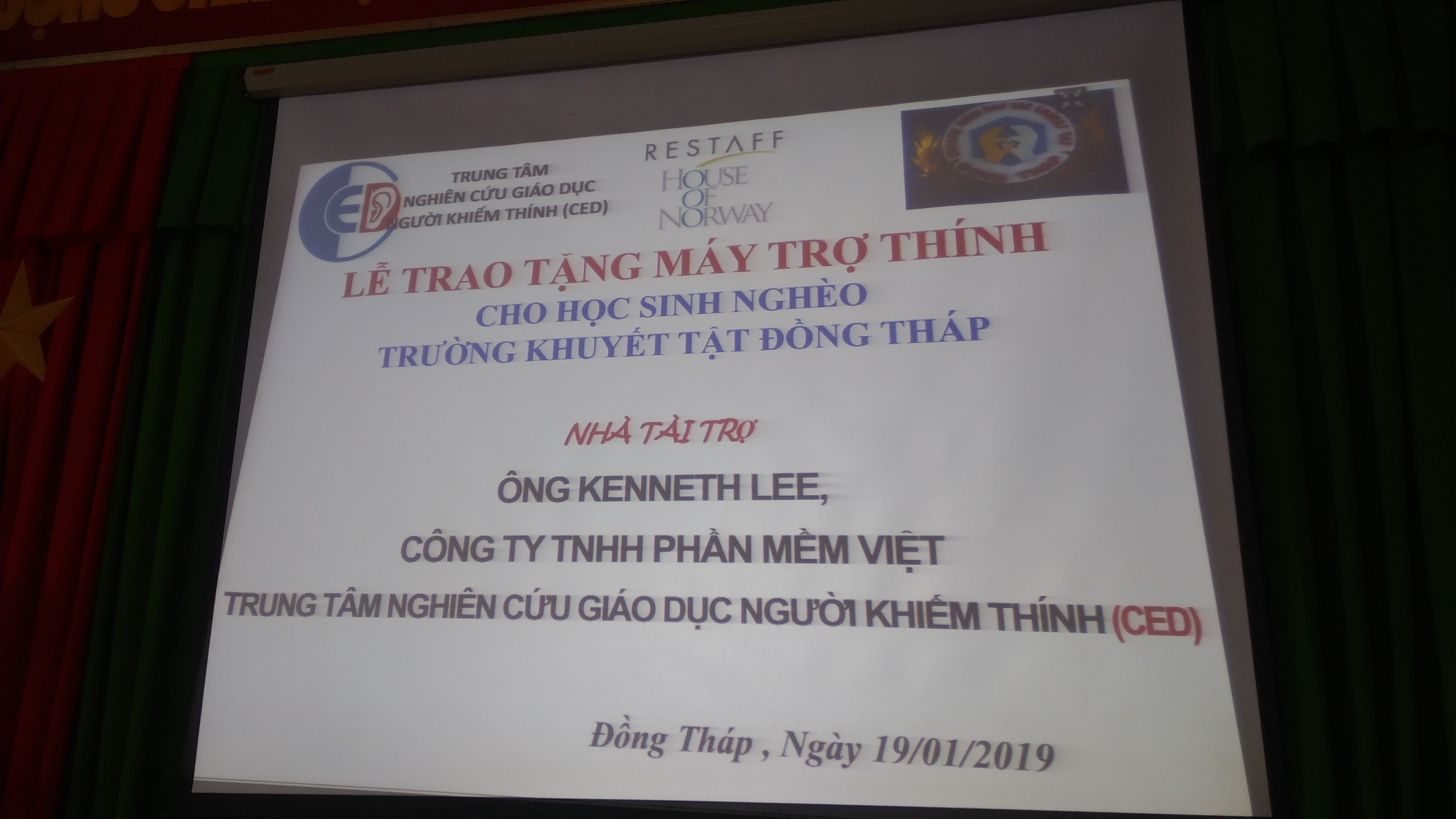 QUỸ HỖ TRỢ MÁY TRỢ THÍNH CHO TRẺ KHIẾM THÍNH GIA ĐÌNH NGHÈO NĂM 2019