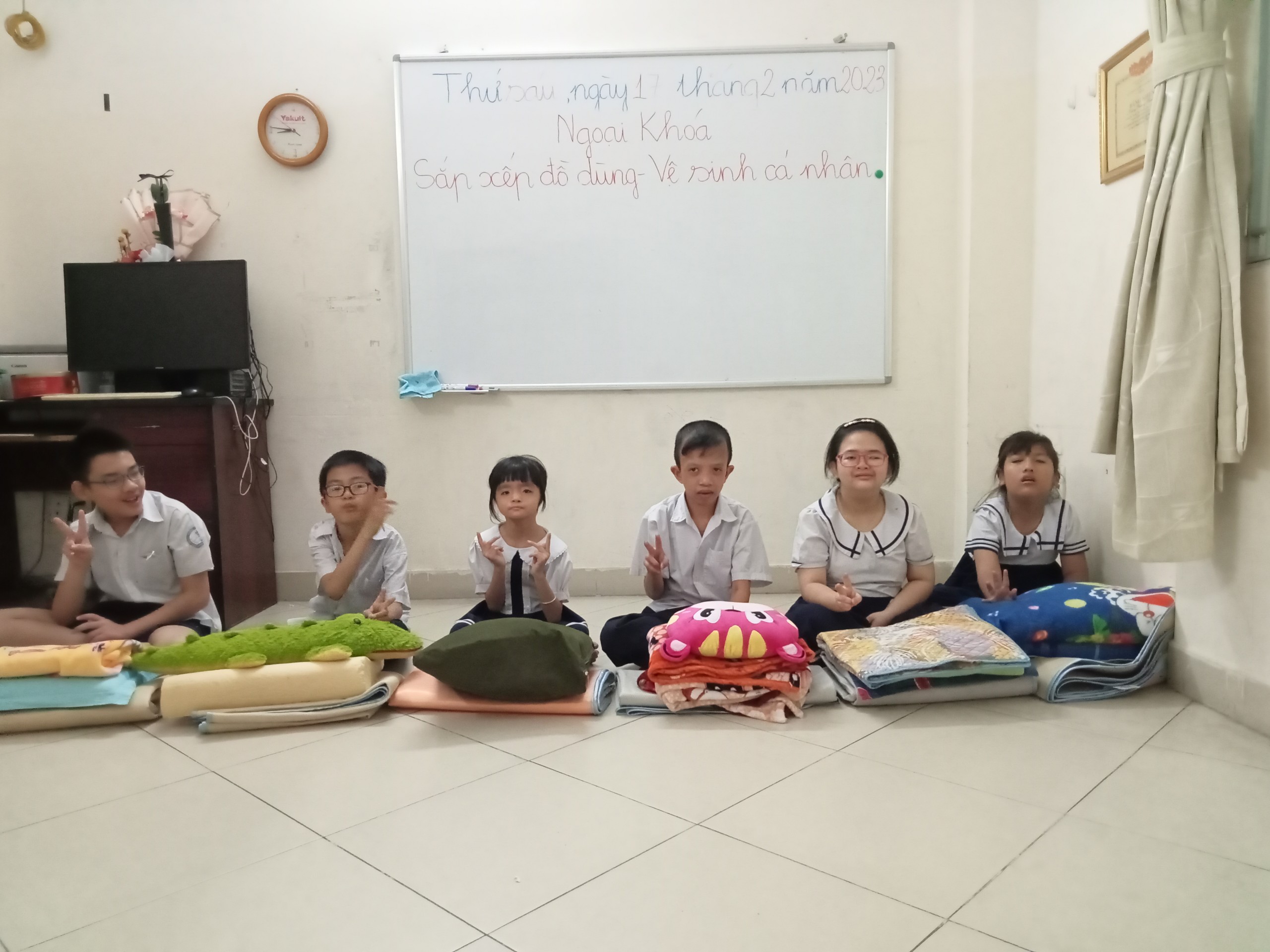 NGOẠI KHÓA – SẮP XẾP ĐỒ DÙNG & VỆ SINH CÁ NHÂN