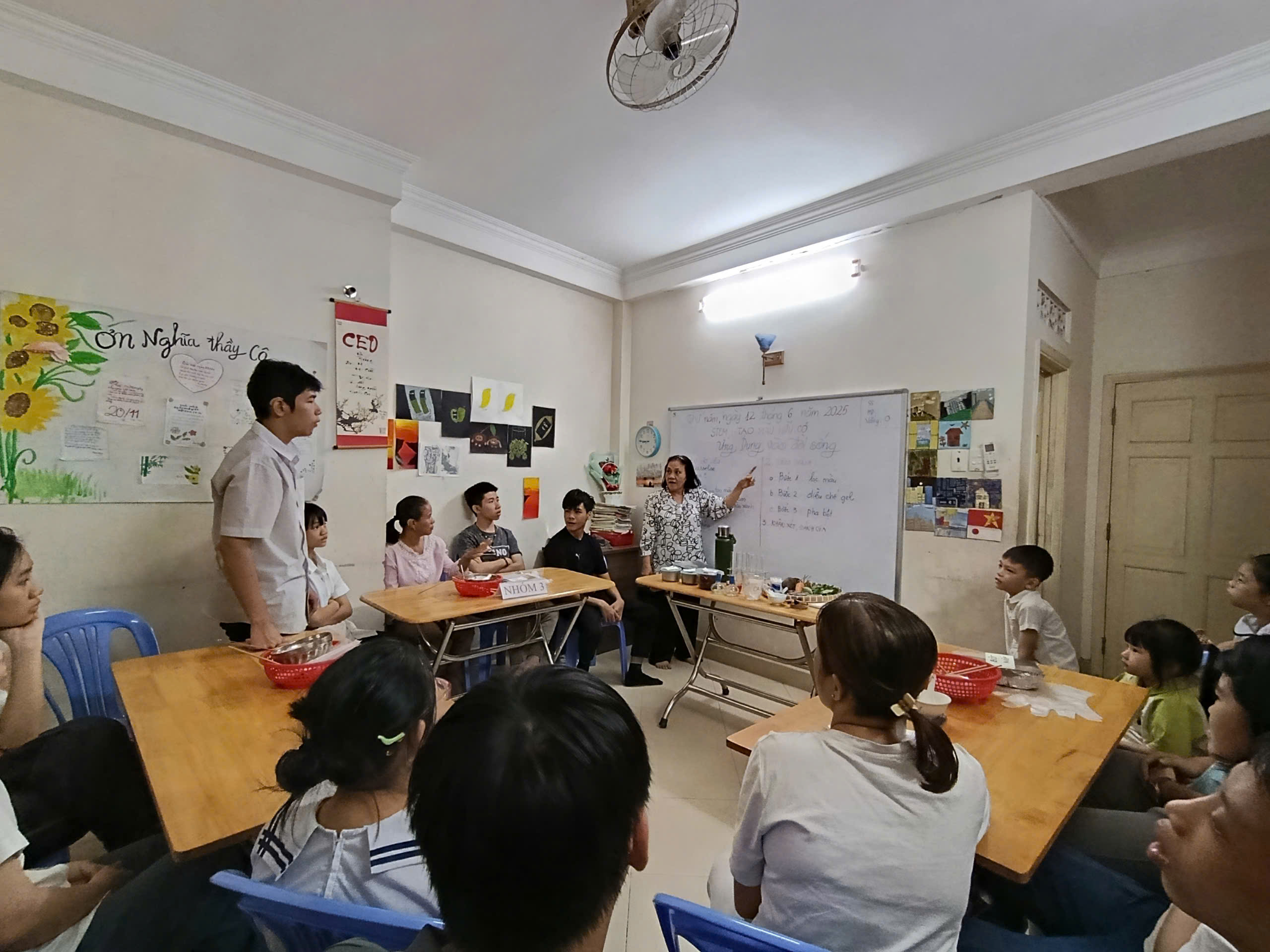 STEM: TẠO MÀU HỮU CƠ ỨNG DỤNG VÀO ĐỜI SỐNG