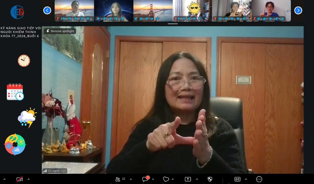 TRAINING PROGRAM: THE COURSE 77 OF SKILLS IN COMMUNICATION WITH PEOPLE WITH HEARING LOSS (SESSION 6)