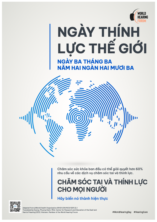 NGÀY THÍNH GIÁC THẾ GIỚI 2023 - CHĂM SÓC TAI VÀ THÍNH GIÁC CHO TẤT CẢ MỌI NGƯỜI - HÃY BIẾN ĐIỀU ĐÓ THÀNH HIỆN THỰC